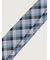 TAKA-Q×FAIRFAX シルクチェック柄 レギュラータイ 8.0cm幅