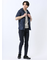 クロスストレッチ スリムパンツ 股下82cm