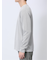 ジオメトリックジャガード クルーネック長袖Tシャツ