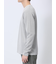 ジオメトリックジャガード クルーネック長袖Tシャツ