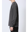 ジオメトリックジャガード クルーネック長袖Tシャツ