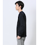 ジオメトリックジャガード クルーネック長袖Tシャツ