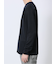 ジオメトリックジャガード クルーネック長袖Tシャツ