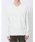 タックジャガード Vネック長袖Tシャツ