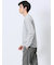 タックジャガード Vネック長袖Tシャツ