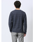 タックジャガード Vネック長袖Tシャツ