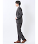 Woolen Tec On スリムフィット 2ボタン2ピーススーツ チェックグレー