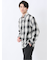 【WEB限定】オンブレーチェック レギュラーカラー長袖シャツ