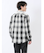 【WEB限定】オンブレーチェック レギュラーカラー長袖シャツ