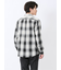 【WEB限定】オンブレーチェック レギュラーカラー長袖シャツ