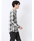 【WEB限定】オンブレーチェック レギュラーカラー長袖シャツ