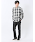 【WEB限定】オンブレーチェック レギュラーカラー長袖シャツ