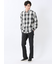 【WEB限定】オンブレーチェック レギュラーカラー長袖シャツ