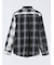 【WEB限定】オンブレーチェック レギュラーカラー長袖シャツ