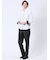 【WEB限定】綿オックス トリコテープ レギュラーカラー長袖シャツ