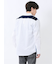 【WEB限定】綿オックス トリコテープ レギュラーカラー長袖シャツ