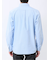 【WEB限定】綿オックス トリコテープ レギュラーカラー長袖シャツ