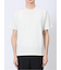 ウォッシャブル 綿混ニット クルーTシャツ