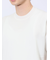 ウォッシャブル 綿混ニット クルーTシャツ