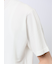 ウォッシャブル 綿混ニット クルーTシャツ