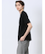 ウォッシャブル 綿混ニット クルーTシャツ