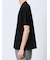ウォッシャブル 綿混ニット クルーTシャツ