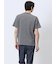 ウォッシャブル 綿混ニット クルーTシャツ