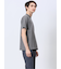 ウォッシャブル 綿混ニット クルーTシャツ