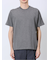 ウォッシャブル 綿混ニット クルーTシャツ