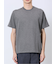 ウォッシャブル 綿混ニット クルーTシャツ