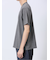 ウォッシャブル 綿混ニット クルーTシャツ