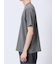 ウォッシャブル 綿混ニット クルーTシャツ