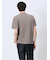 ウォッシャブル 綿混ニット クルーTシャツ