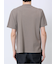 ウォッシャブル 綿混ニット クルーTシャツ