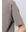 ウォッシャブル 綿混ニット クルーTシャツ