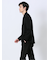 ウォッシャブル 綿混ニット ジャケット