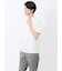 【DRESS T-SHIRT】綿ストレッチ スロープネック半袖Tシャツ