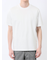 【DRESS T-SHIRT】綿ストレッチ スロープネック半袖Tシャツ