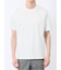【DRESS T-SHIRT】綿ストレッチ スロープネック半袖Tシャツ
