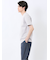 【DRESS T-SHIRT】綿ストレッチ スロープネック半袖Tシャツ