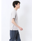 【DRESS T-SHIRT】綿ストレッチ スロープネック半袖Tシャツ