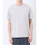 【DRESS T-SHIRT】綿ストレッチ スロープネック半袖Tシャツ
