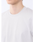 【DRESS T-SHIRT】綿ストレッチ スロープネック半袖Tシャツ