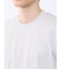 【DRESS T-SHIRT】綿ストレッチ スロープネック半袖Tシャツ
