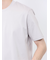 【DRESS T-SHIRT】綿ストレッチ スロープネック半袖Tシャツ