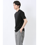 【DRESS T-SHIRT】綿ストレッチ スロープネック半袖Tシャツ