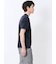 【DRESS T-SHIRT】綿ストレッチ スロープネック半袖Tシャツ