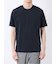 【DRESS T-SHIRT】綿ストレッチ スロープネック半袖Tシャツ