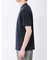 【DRESS T-SHIRT】綿ストレッチ スロープネック半袖Tシャツ