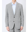 ストレッチウォッシャブル スリムフィット 2ボタン2ピーススーツ チェックライトグレー